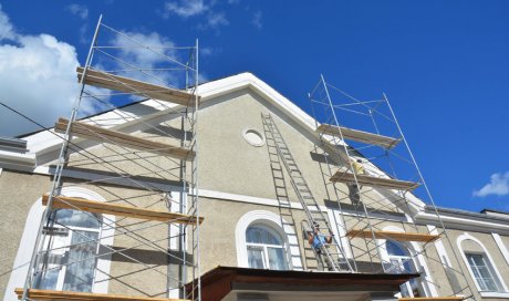 Rénovation des peintures de façade par cordiste à Gagny